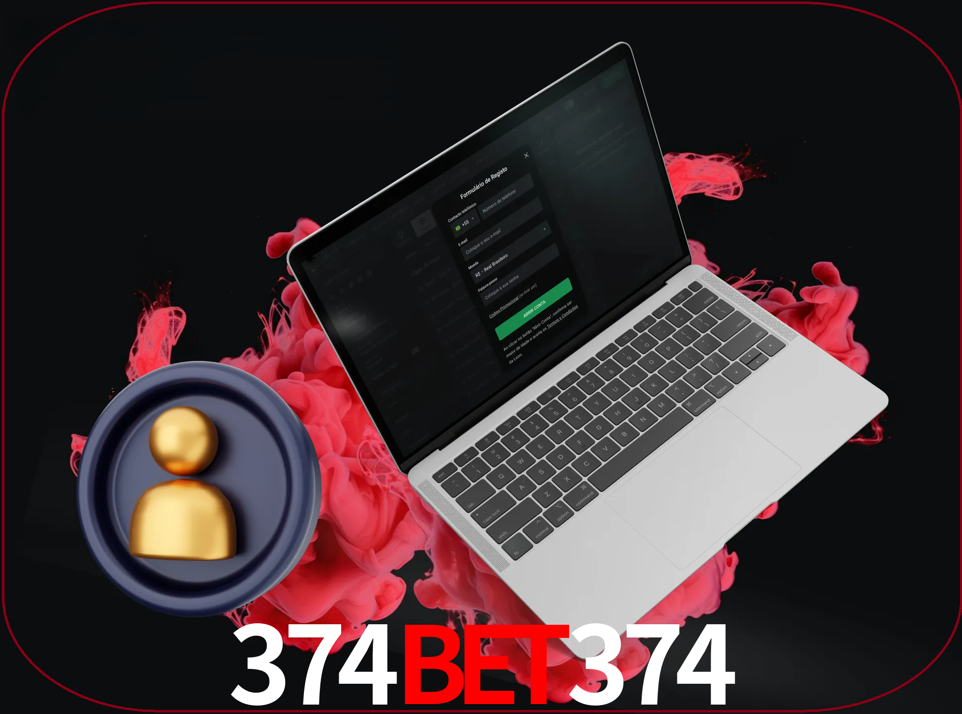 No cabeçalho do site 374BET374, clique no botão que o levará a um formulário especial onde terá de introduzir as suas informações actuais.