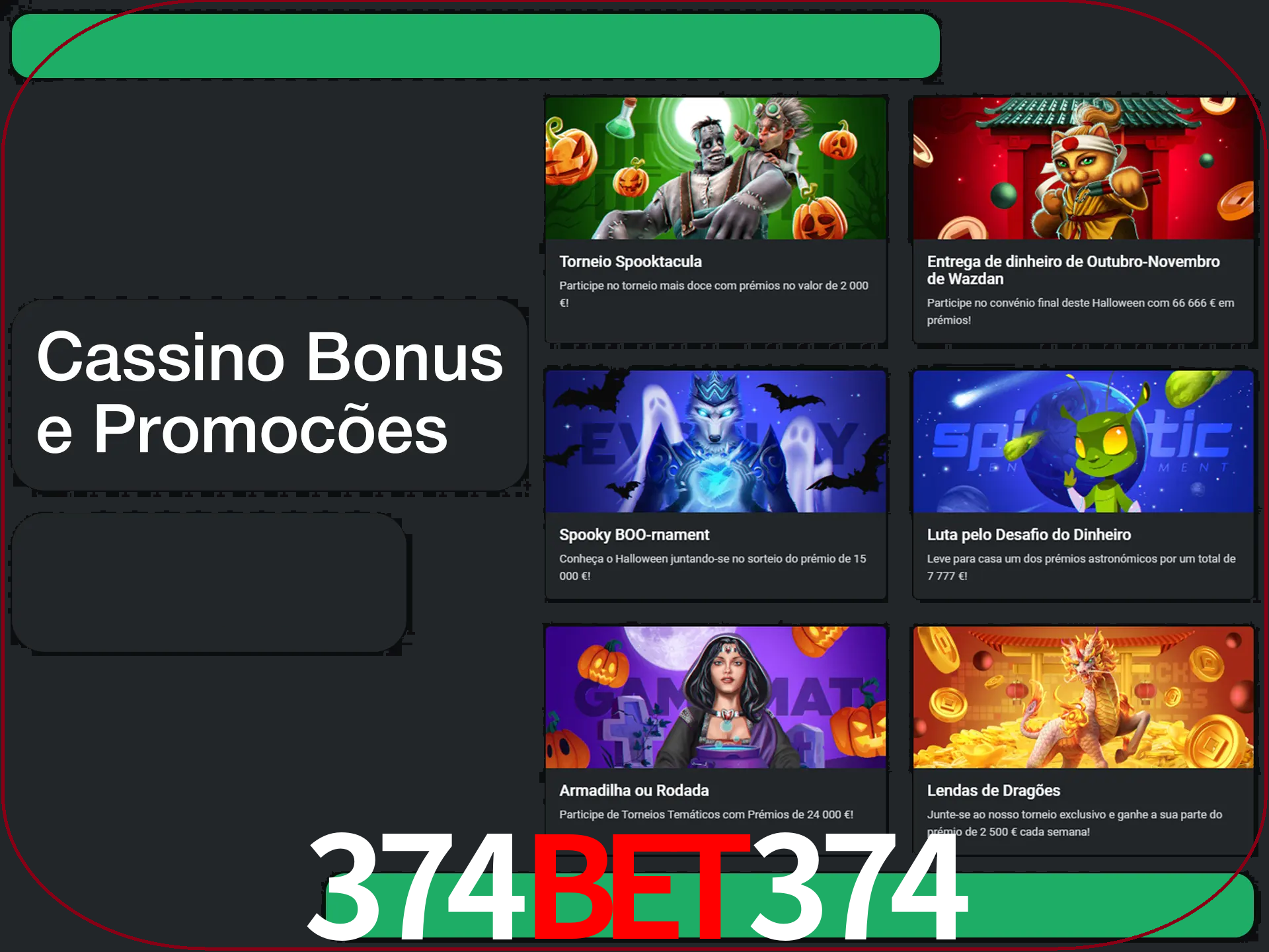 Verifique se há novos bônus de cassino para reivindicar.